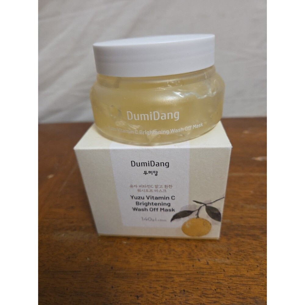 DumiDang Yuzu Vitamin C Brightening Wash Off Mask. Korean Skin Care 4.94oz